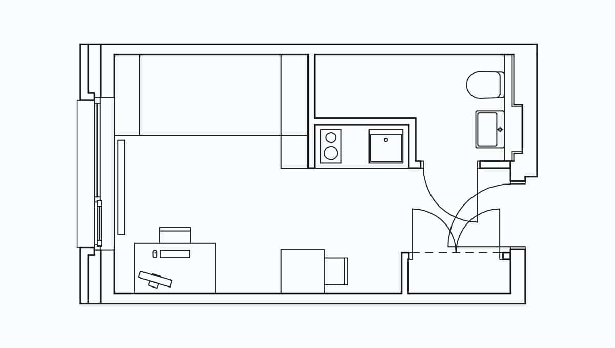 Floor plan type 1